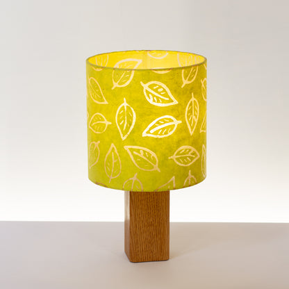 3 Panel Floor Lamp - B117 Batik Leaf Lime, 20cm(d) x 1.4m(h)