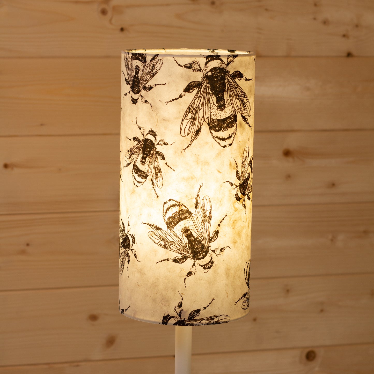 Drum Lamp Shade - P42 - Bees Screen Print, 15cm(diameter)