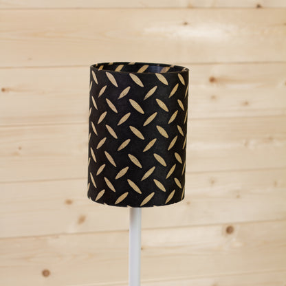 Drum Lamp Shade - P11 ~ Batik Tread Plate Black, 15cm(diameter)