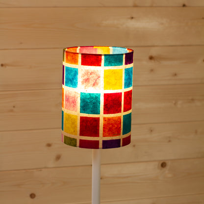 Drum Lamp Shade - P01 ~ Batik Multi Square, 15cm(diameter)
