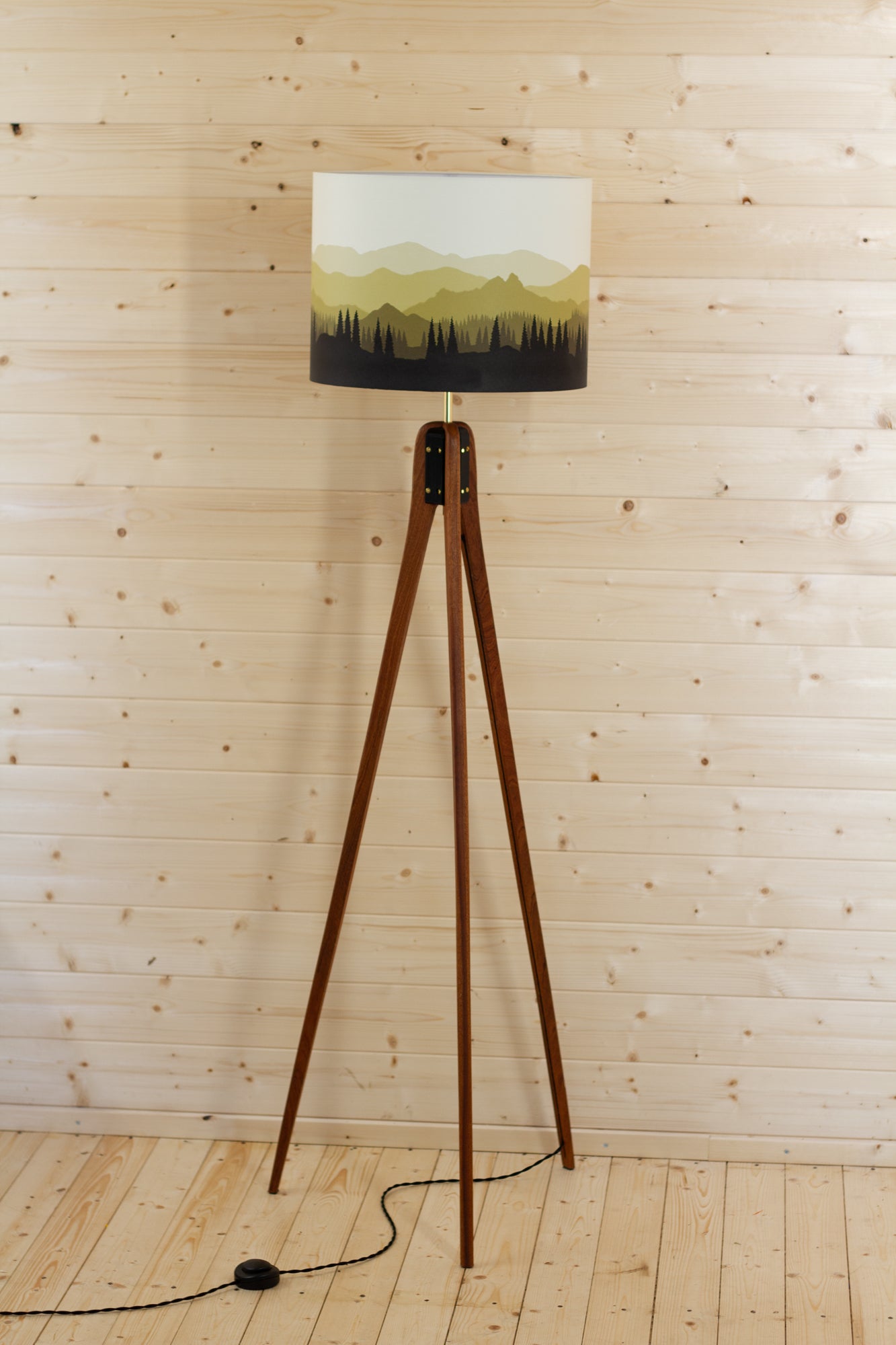 Landscape #4 Sapele Tripod - Yellow