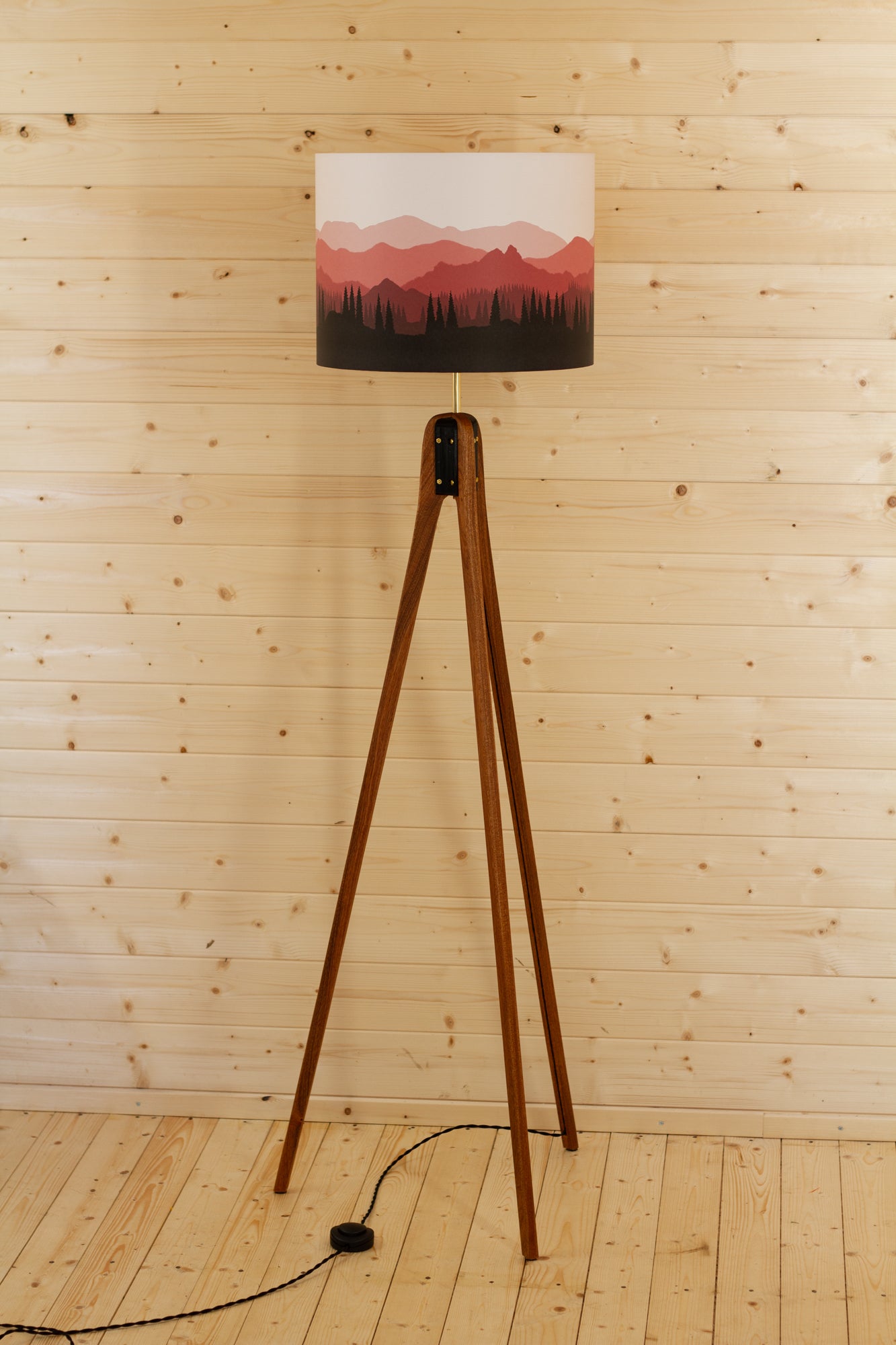 Landscape #4 Sapele Tripod - Red