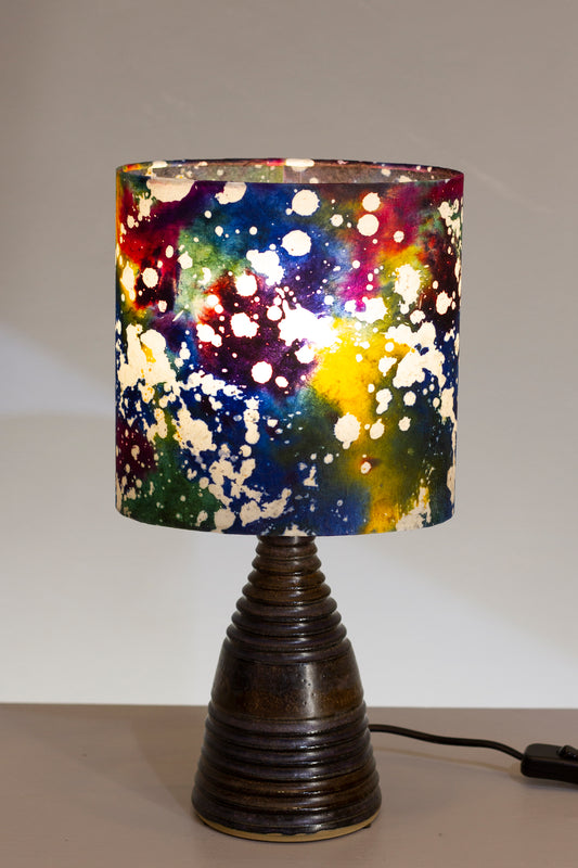 Stoneware Table Lamp Base - Dark Glaze - B109 ~ Batik Galaxy