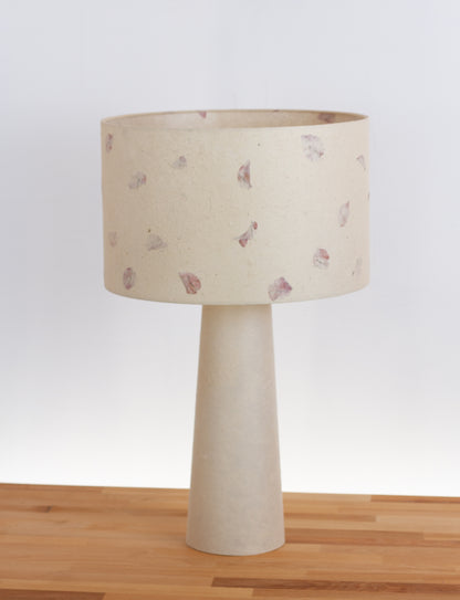 Matching Table Lamp Large with Drum Lamp Shade ~ P33 ~ Rose Petals