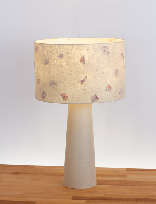 Matching Table Lamp Large with Drum Lamp Shade ~ P33 ~ Rose Petals