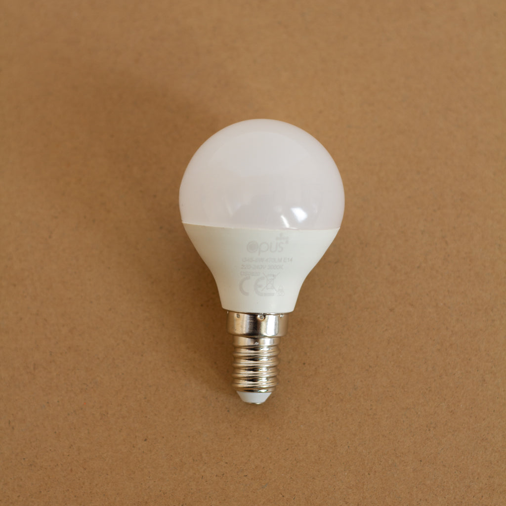 Opus LED Bulb Golf Ball E14 (3000k) (6W)
