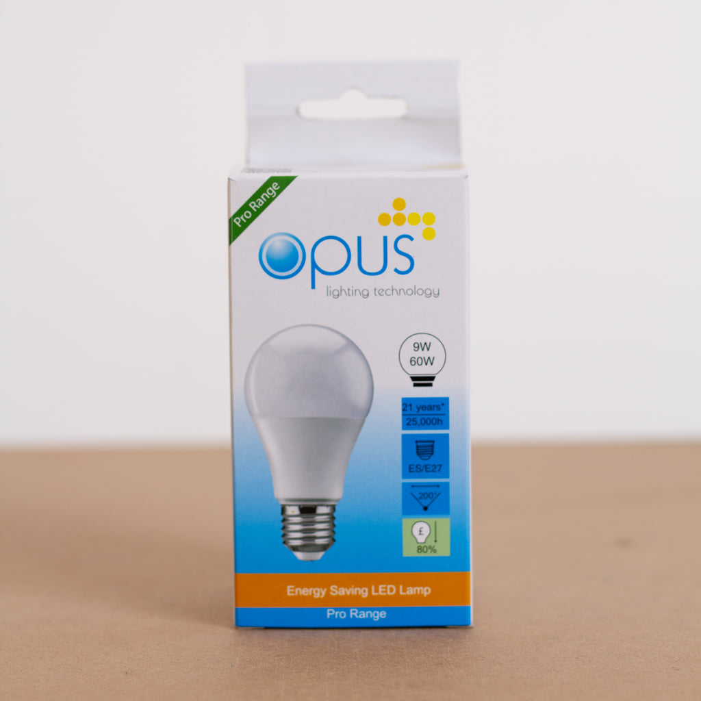 Opus LED Bulb E27 (3000k) (9W)