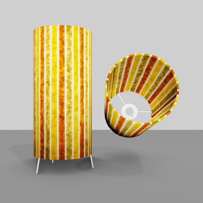 Free Standing Table Lamp Small - P06 ~ Batik Stripes Autumn