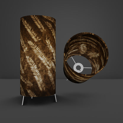 Free Standing Table Lamp Small - P26 ~ Resistance Dyed Brown Fern