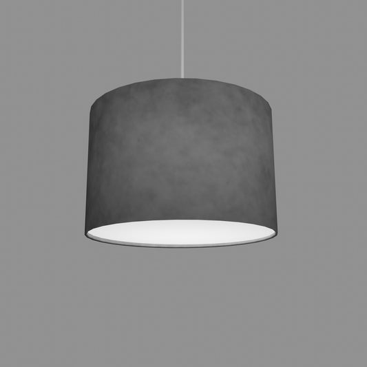 Drum Lamp Shade - P53 - Pewter Grey, 30cm(d) x 20cm(h)