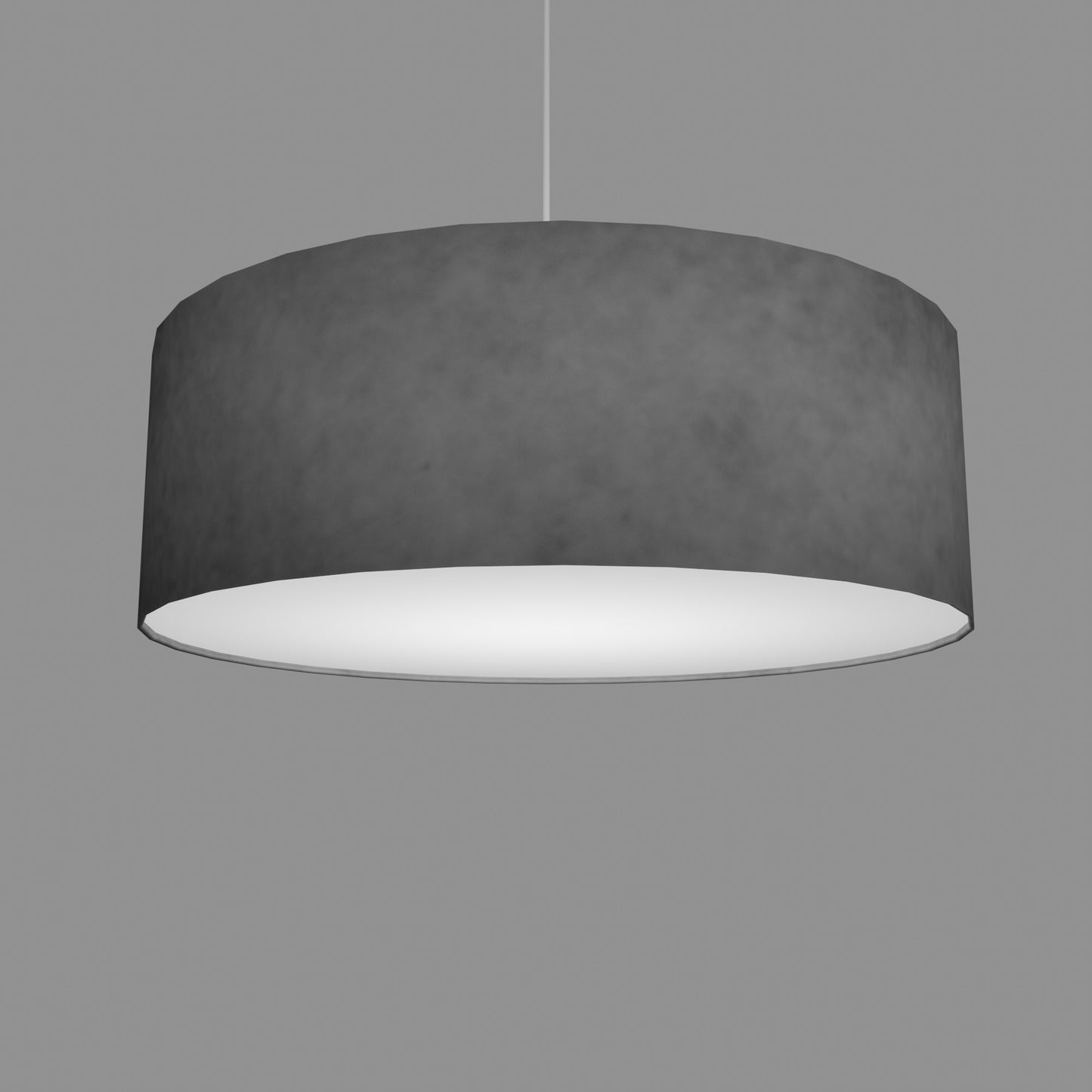 Drum Lamp Shade - P53 - Pewter Grey, 60cm(d) x 20cm(h)