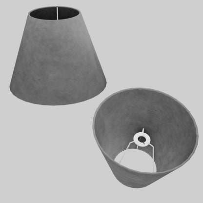 Conical Lamp Shade P53 - Pewter Grey, 15cm(top) x 30cm(bottom) x 22cm(height)