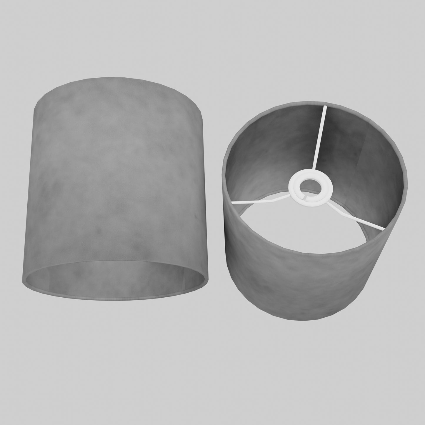 Drum Lamp Shade - P53 - Pewter Grey, 20cm(d) x 20cm(h)