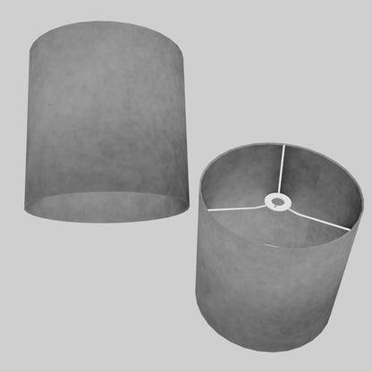 Drum Lamp Shade - P53 - Pewter Grey, 30cm(d) x 30cm(h)