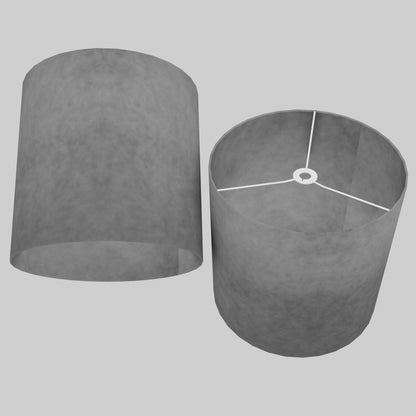Drum Lamp Shade - P53 - Pewter Grey, 40cm(d) x 40cm(h)