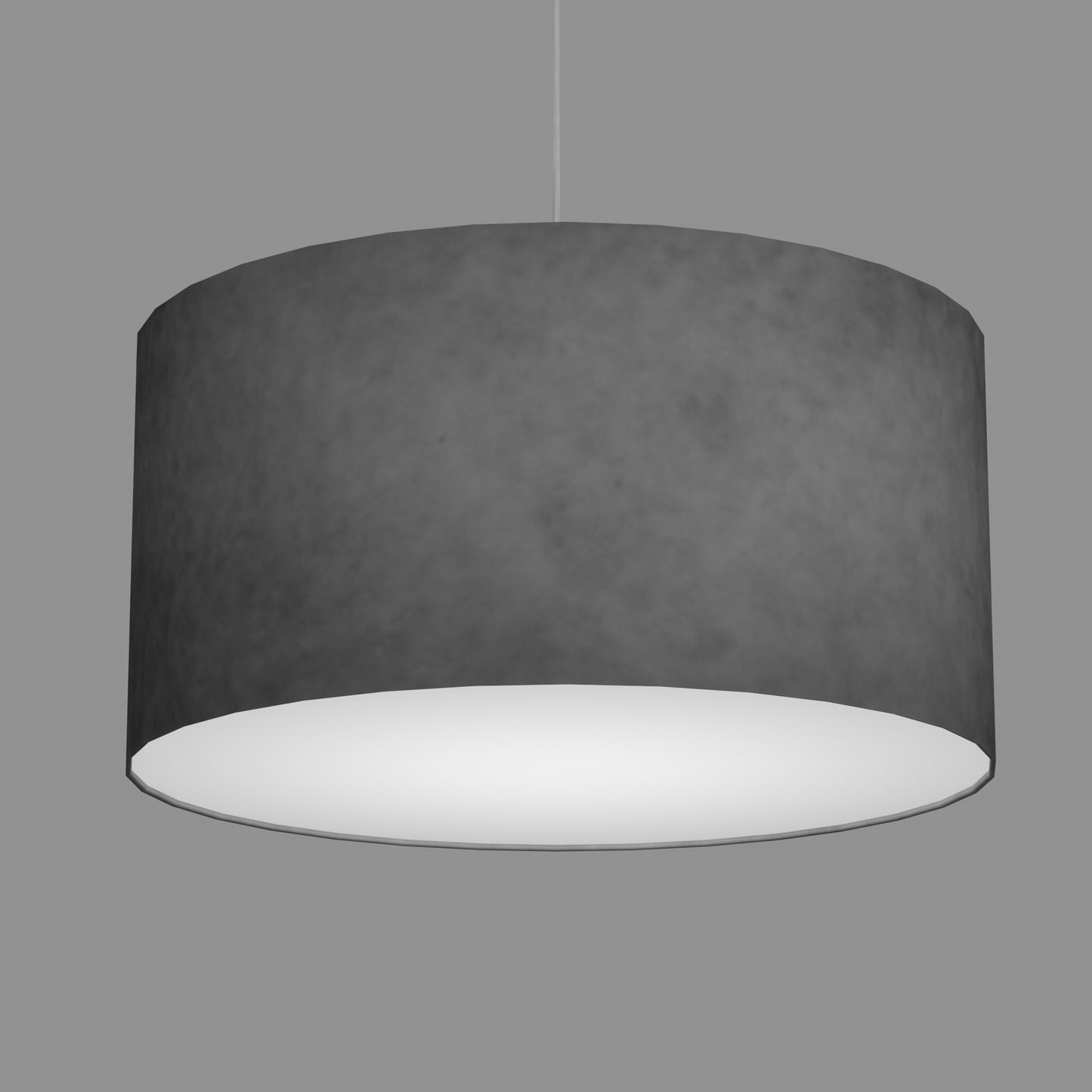 Drum Lamp Shade - P53 - Pewter Grey, 60cm(d) x 30cm(h)