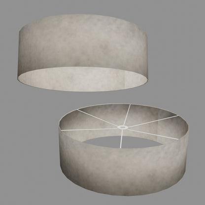 Drum Lamp Shade - P54 - Natural Lokta, 60cm(d) x 20cm(h)