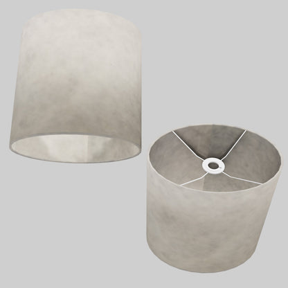 Oval Lamp Shade - P54 - Natural Lokta, 30cm(w) x 30cm(h) x 22cm(d)
