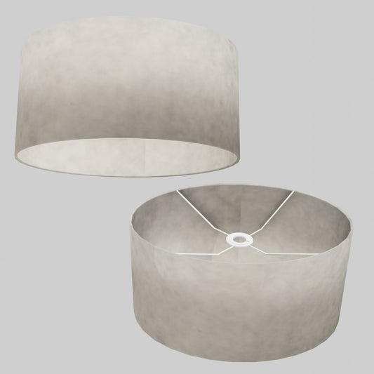 Oval Lamp Shade - P54 - Natural Lokta, 40cm(w) x 20cm(h) x 30cm(d)