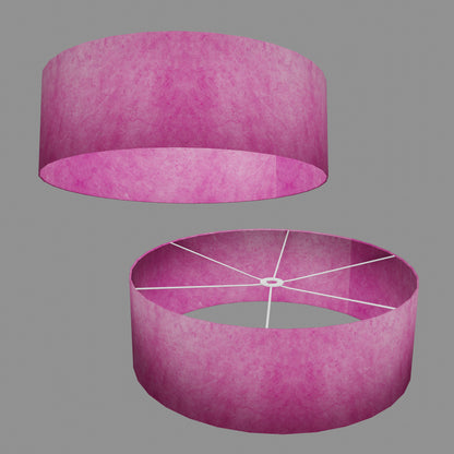 Drum Lamp Shade - P57 - Hot Pink Lokta, 60cm(d) x 20cm(h)