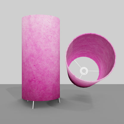 Free Standing Table Lamp Large - P57 ~ Hot Pink Lokta