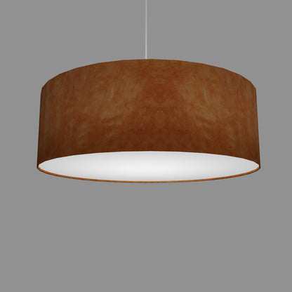 Drum Lamp Shade - P63 - Terracota Lokta, 60cm(d) x 20cm(h)