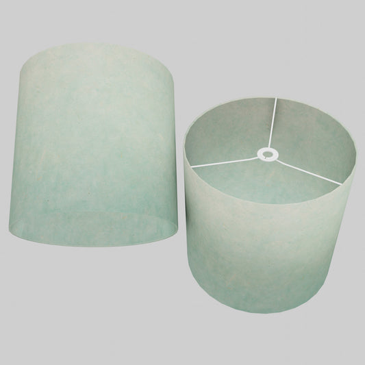 Drum Lamp Shade - P65 - Turquoise Lokta, 40cm(d) x 40cm(h)
