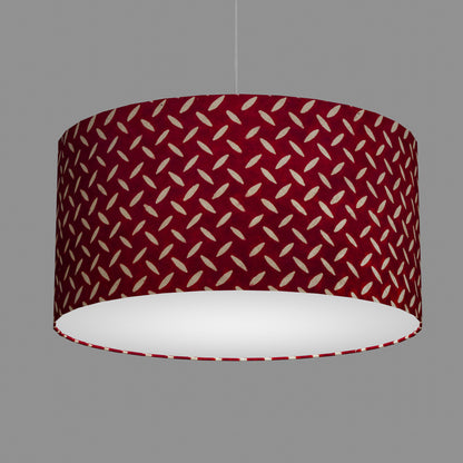 Drum Lamp Shade - P90 ~ Batik Tread Plate Red, 60cm(d) x 30cm(h)