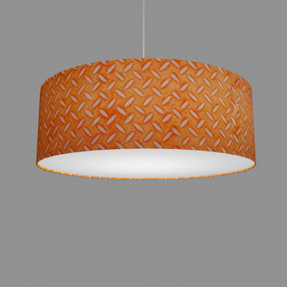 Drum Lamp Shade - P91 - Batik Tread Plate Orange, 60cm(d) x 20cm(h)