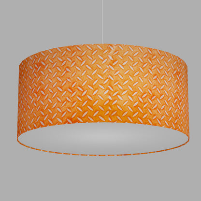 Drum Lamp Shade - P91 - Batik Tread Plate Orange, 70cm(d) x 30cm(h)