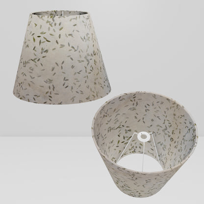 Conical Lamp Shade P95 - Little Leaves, 23cm(top) x 40cm(bottom) x 31cm(height)
