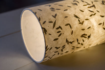 Conical Lamp Shade P95 - Little Leaves, 23cm(top) x 40cm(bottom) x 31cm(height)