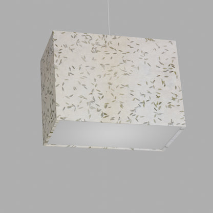 Rectangle Lamp Shade - P95 - Little Leaves, 40cm(w) x 30cm(h) x 20cm(d)