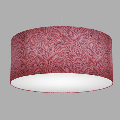Drum Lamp Shade - W04 ~ Pink Hills with Gold Flowers, 70cm(d) x 30cm(h)