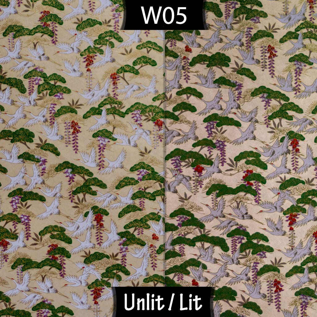 Wall Light - W05 - Cranes, 36cm(wide) x 20cm(h) - Imbue Lighting