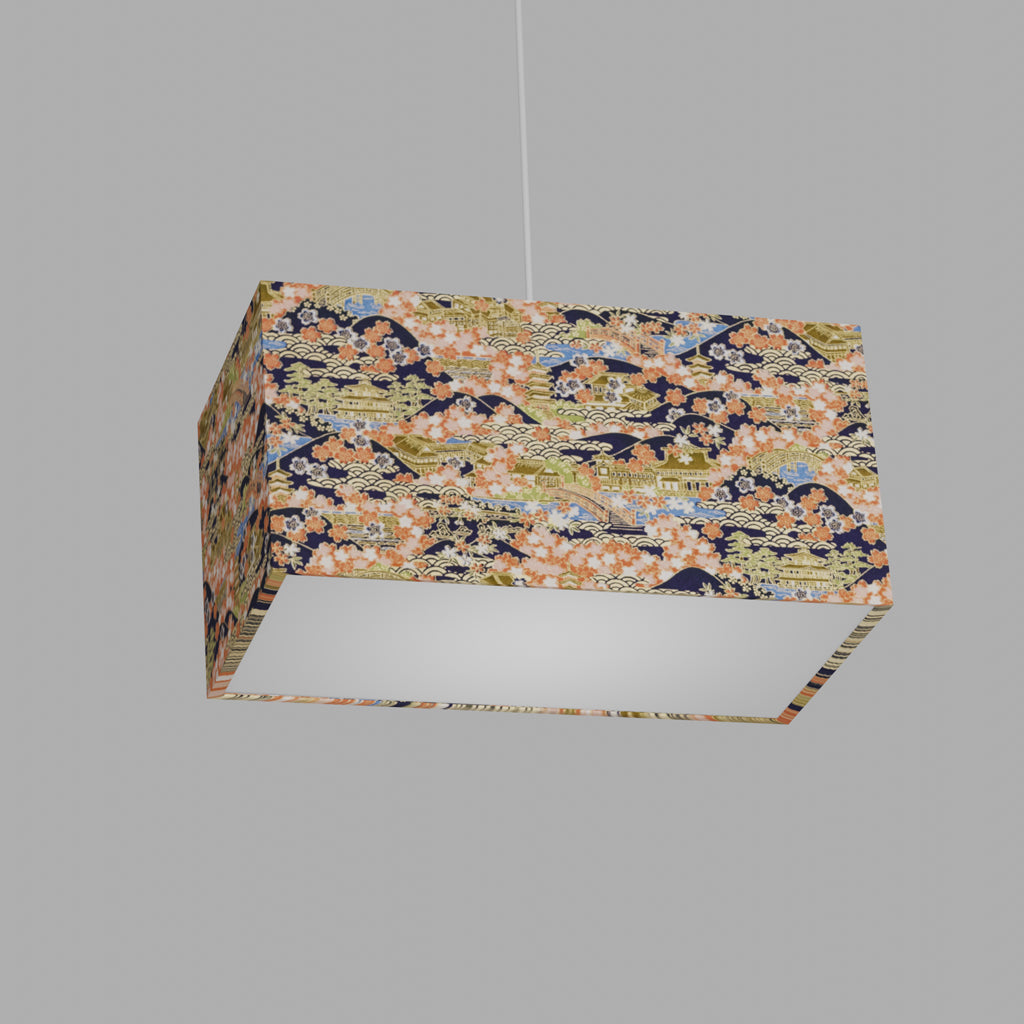 Rectangle Lamp Shade - W06 ~ Kyoto, 40cm(w) x 20cm(h) x 20cm(d)