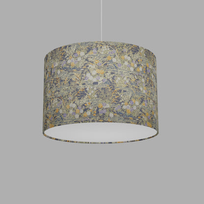 Drum Lamp Shade - W08 ~ Lily Pond, 30cm(d) x 20cm(h)