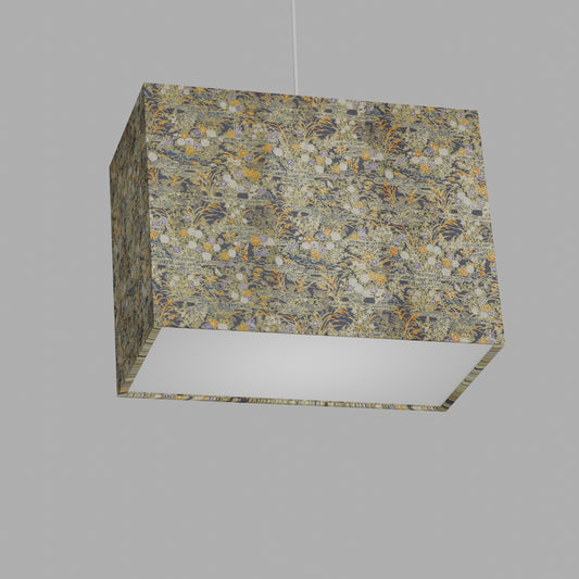 Rectangle Lamp Shade - W08 ~ Lily Pond, 40cm(w) x 30cm(h) x 20cm(d)