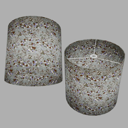 Drum Lamp Shade - W08 ~ Lily Pond, 40cm(d) x 40cm(h)