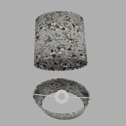 Oval Lamp Shade - W08 ~ Lily Pond, 20cm(w) x 20cm(h) x 13cm(d)