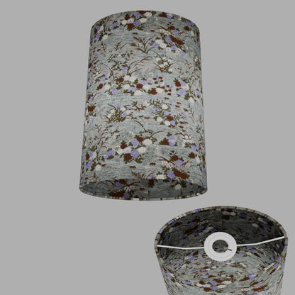 Oval Lamp Shade - W08 ~ Lily Pond, 20cm(w) x 30cm(h) x 13cm(d)
