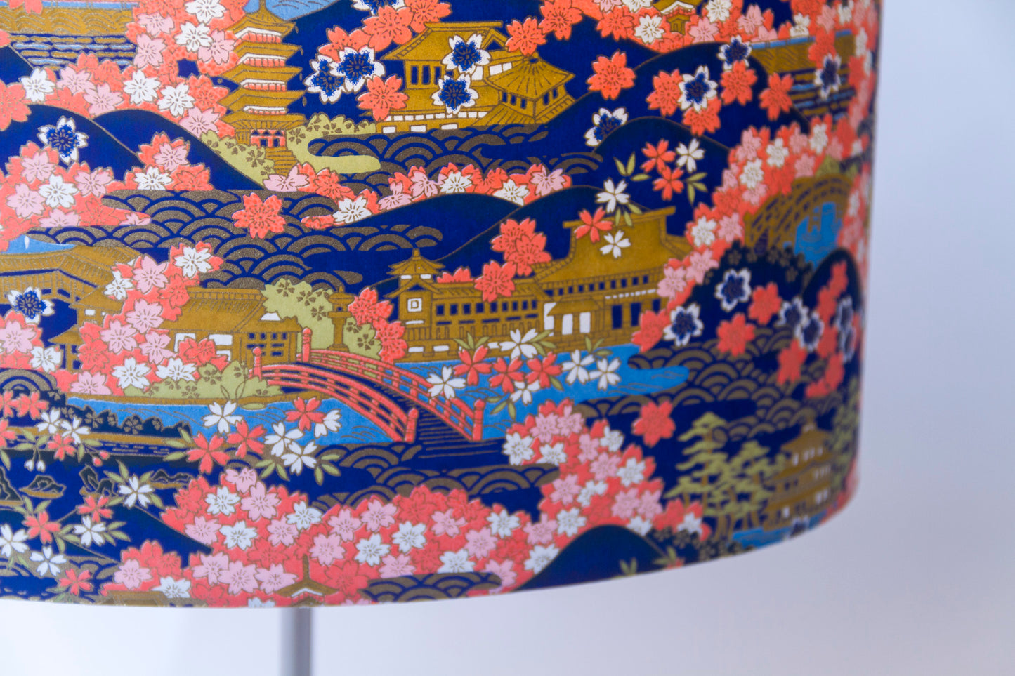 Oval Lamp Shade - W06 ~ Kyoto, 20cm(w) x 30cm(h) x 13cm(d)